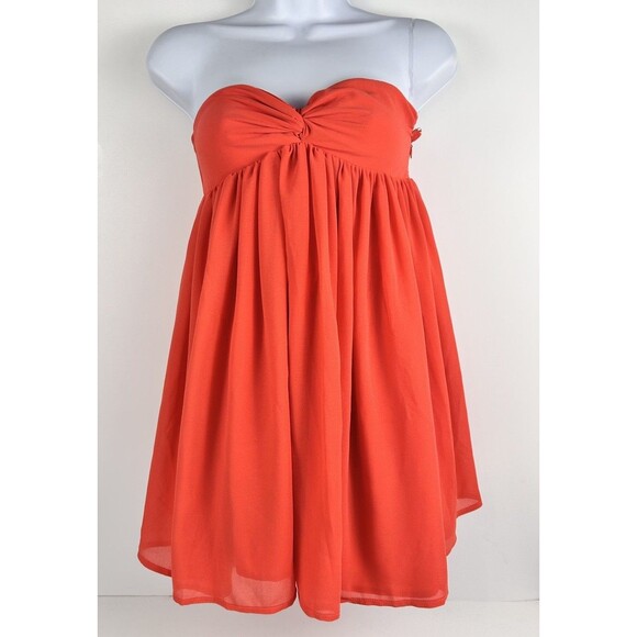 Pepper Mayo Exclusive Saturn Coral Mini  Dress Size 2 NWT - Picture 3 of 10